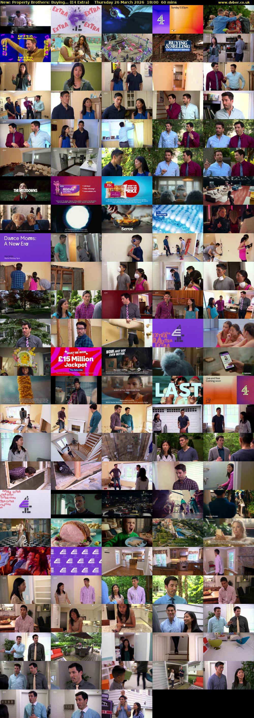 Property Brothers: Buying... (E4 Extra) Thursday 26 March 2026 18:00 - 19:00