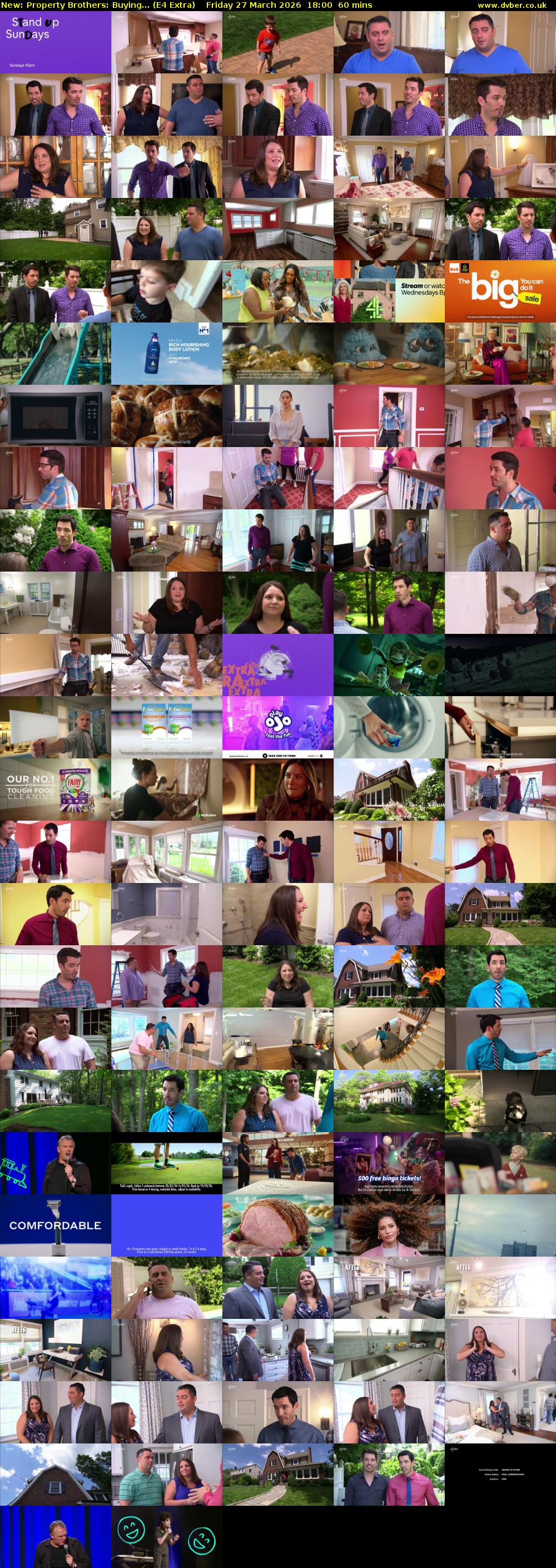 Property Brothers: Buying... (E4 Extra) Friday 27 March 2026 18:00 - 19:00