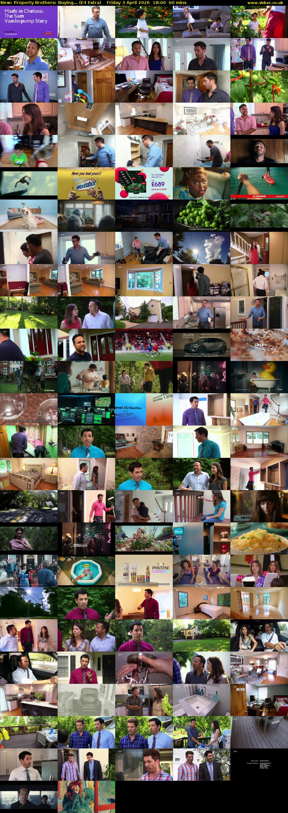 Property Brothers: Buying... (E4 Extra) Friday 3 April 2026 18:00 - 19:00