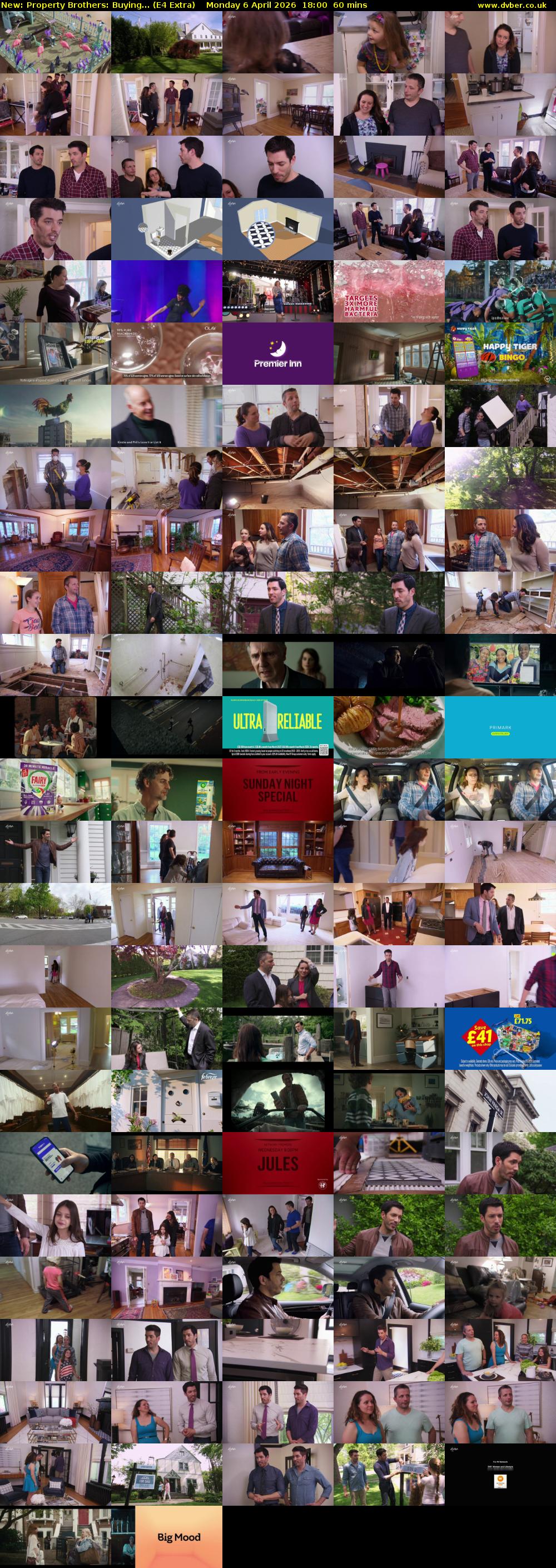 Property Brothers: Buying... (E4 Extra) Monday 6 April 2026 18:00 - 19:00