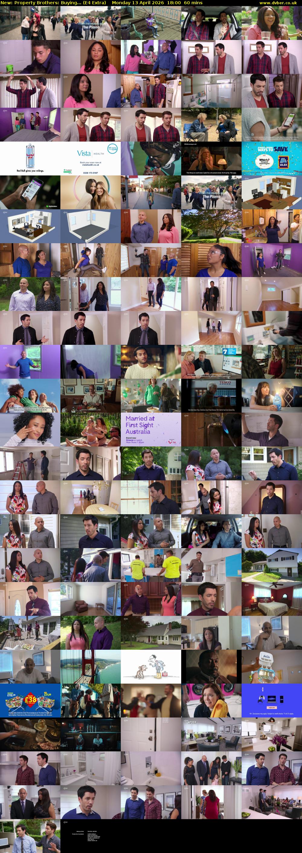 Property Brothers: Buying... (E4 Extra) Monday 13 April 2026 18:00 - 19:00