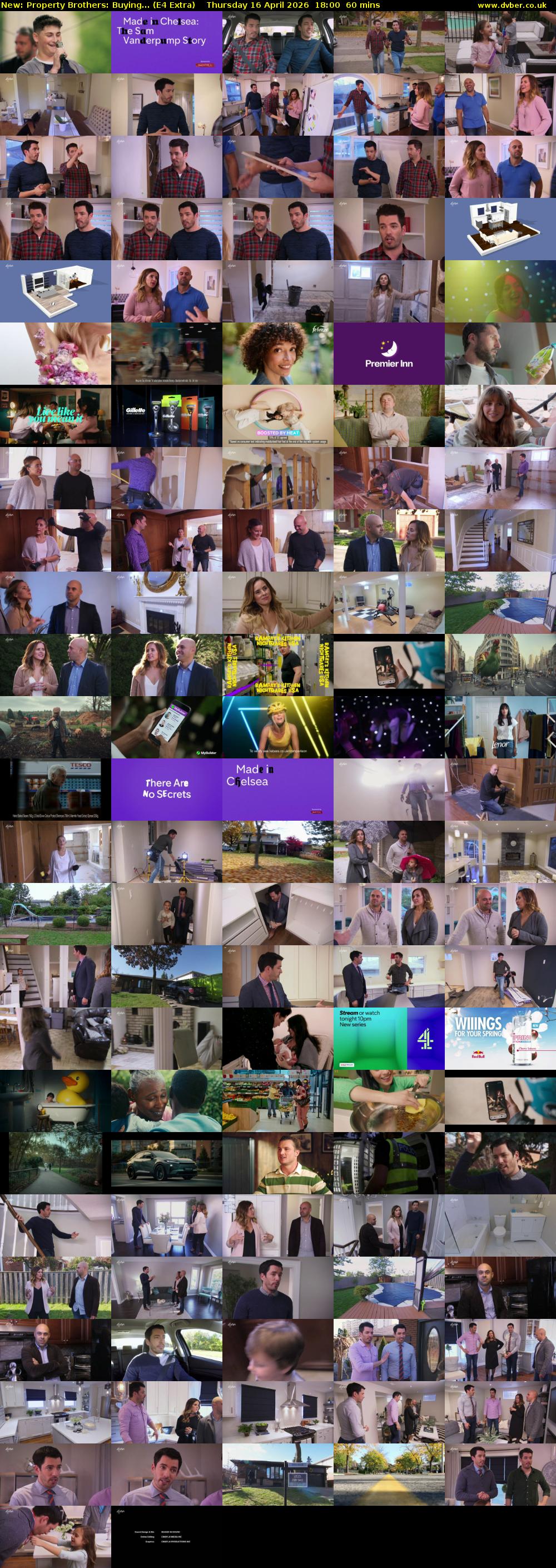 Property Brothers: Buying... (E4 Extra) Thursday 16 April 2026 18:00 - 19:00