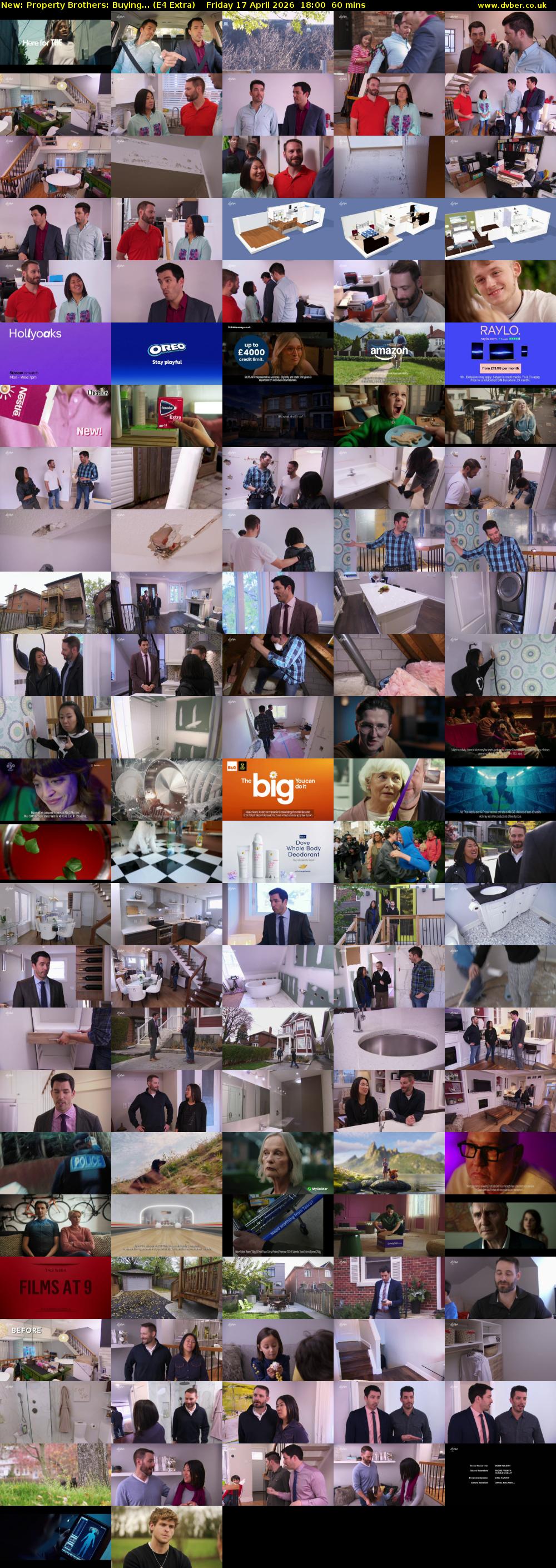 Property Brothers: Buying... (E4 Extra) Friday 17 April 2026 18:00 - 19:00