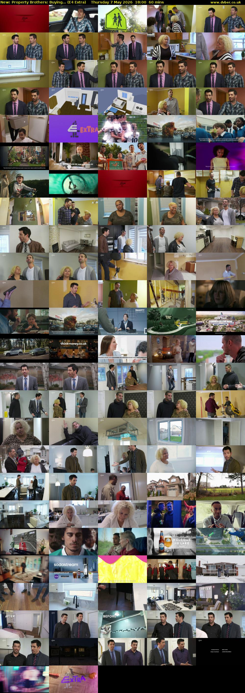 Property Brothers: Buying... (E4 Extra) Thursday 7 May 2026 18:00 - 19:00