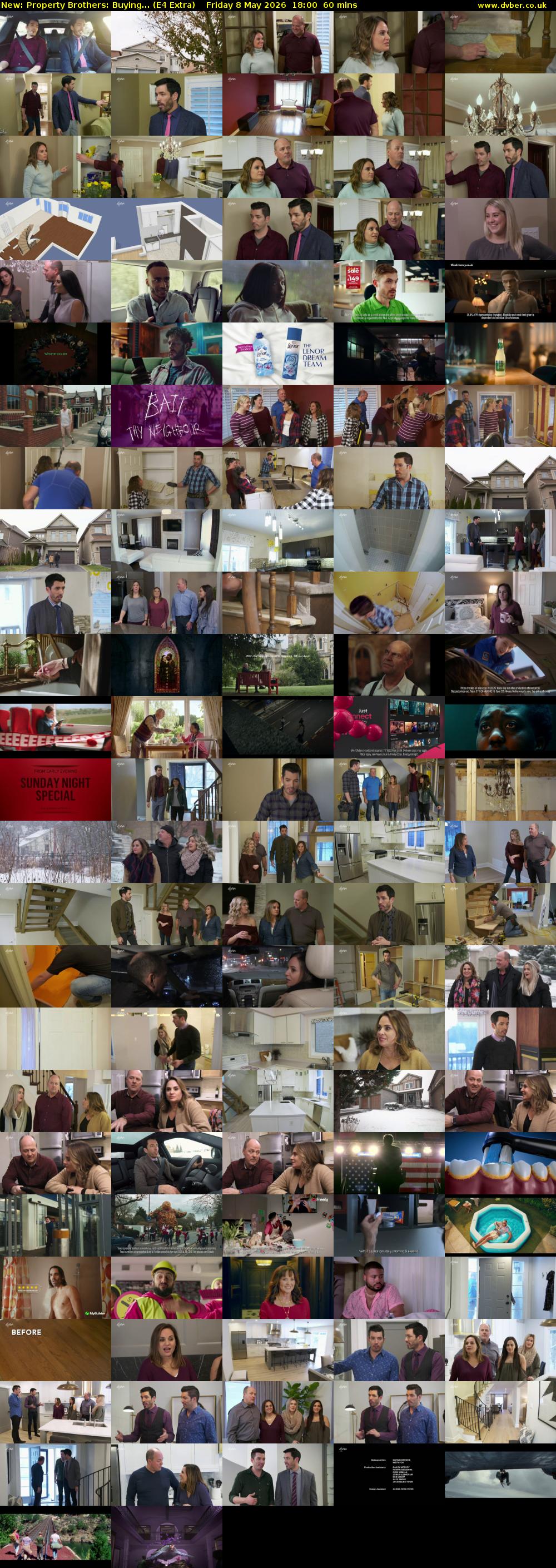 Property Brothers: Buying... (E4 Extra) Friday 8 May 2026 18:00 - 19:00