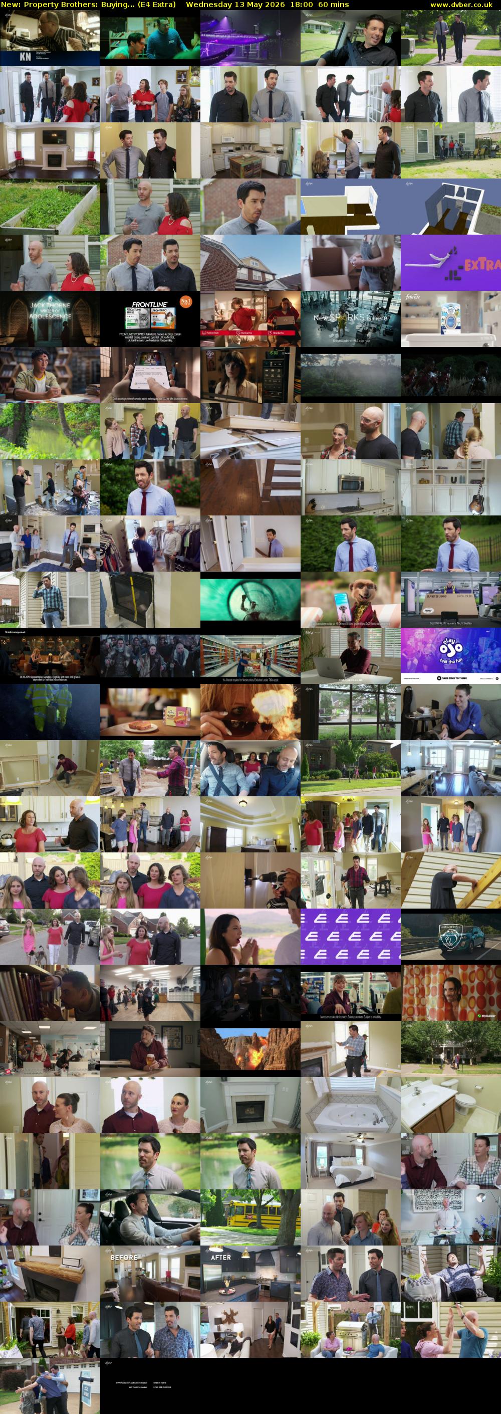 Property Brothers: Buying... (E4 Extra) Wednesday 13 May 2026 18:00 - 19:00