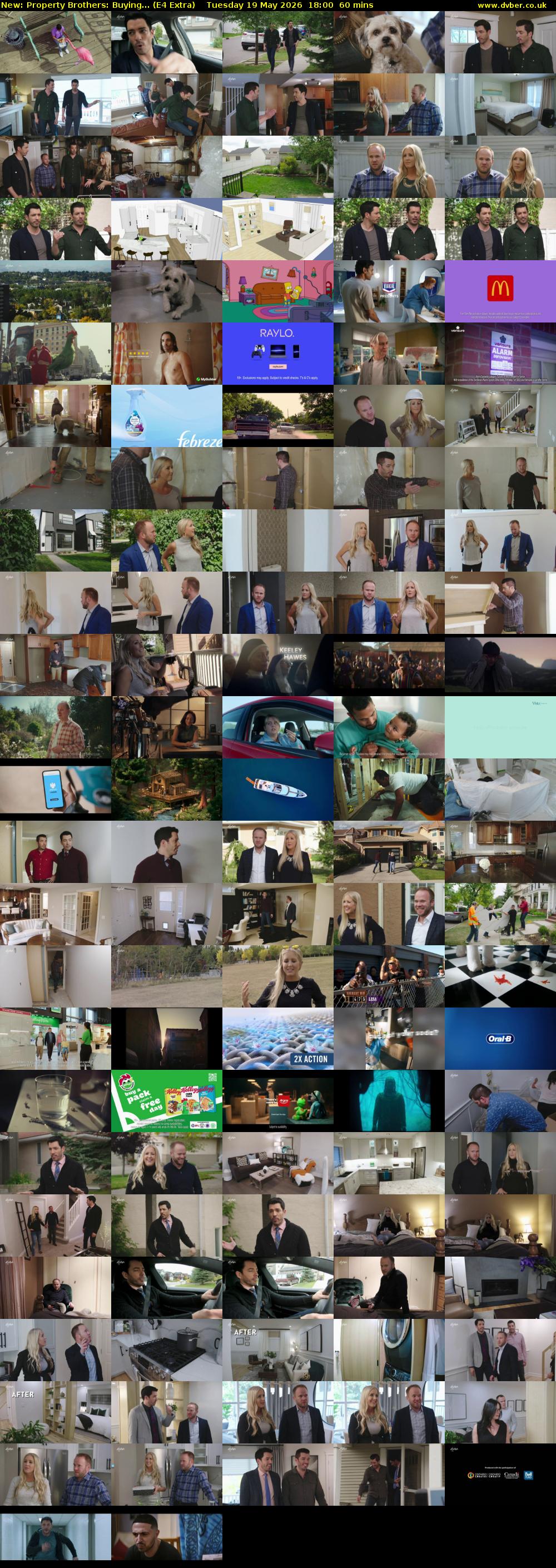 Property Brothers: Buying... (E4 Extra) Tuesday 19 May 2026 18:00 - 19:00
