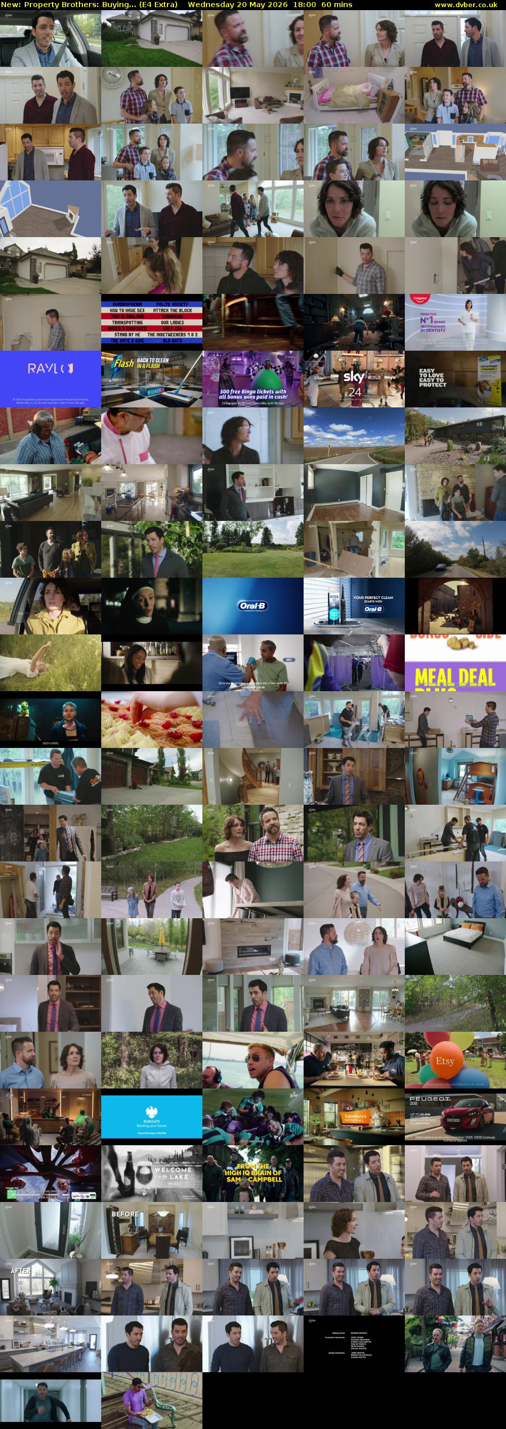 Property Brothers: Buying... (E4 Extra) Wednesday 20 May 2026 18:00 - 19:00