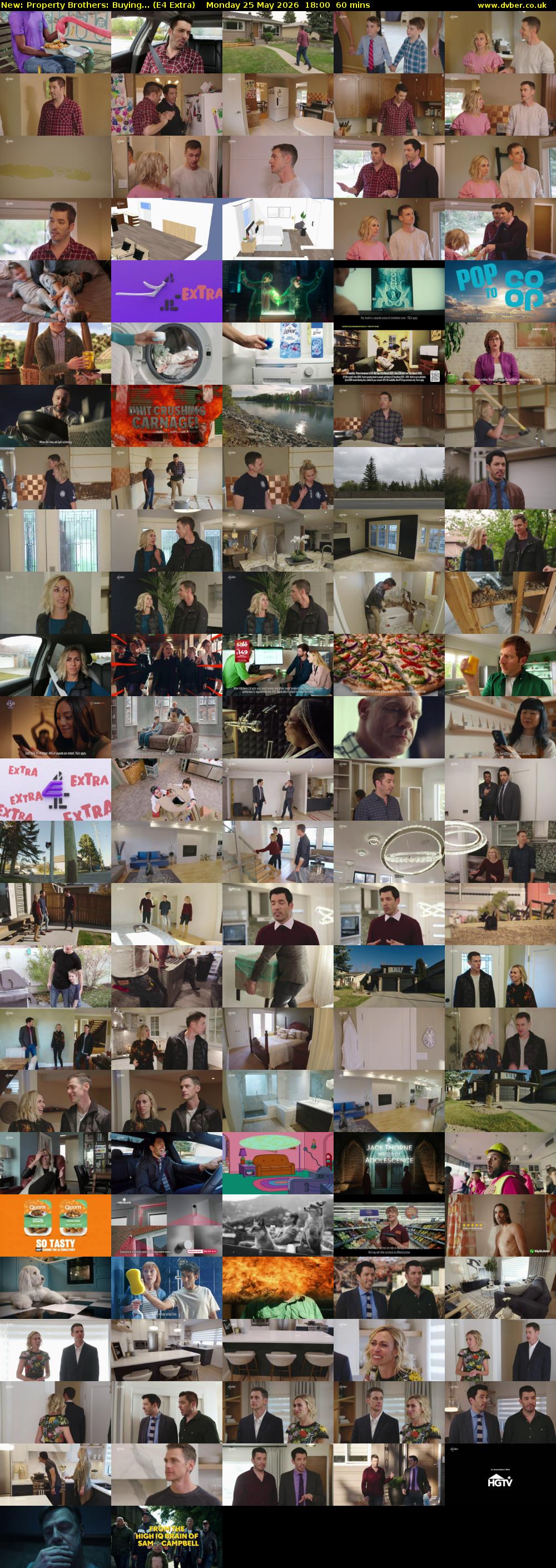 Property Brothers: Buying... (E4 Extra) Monday 25 May 2026 18:00 - 19:00