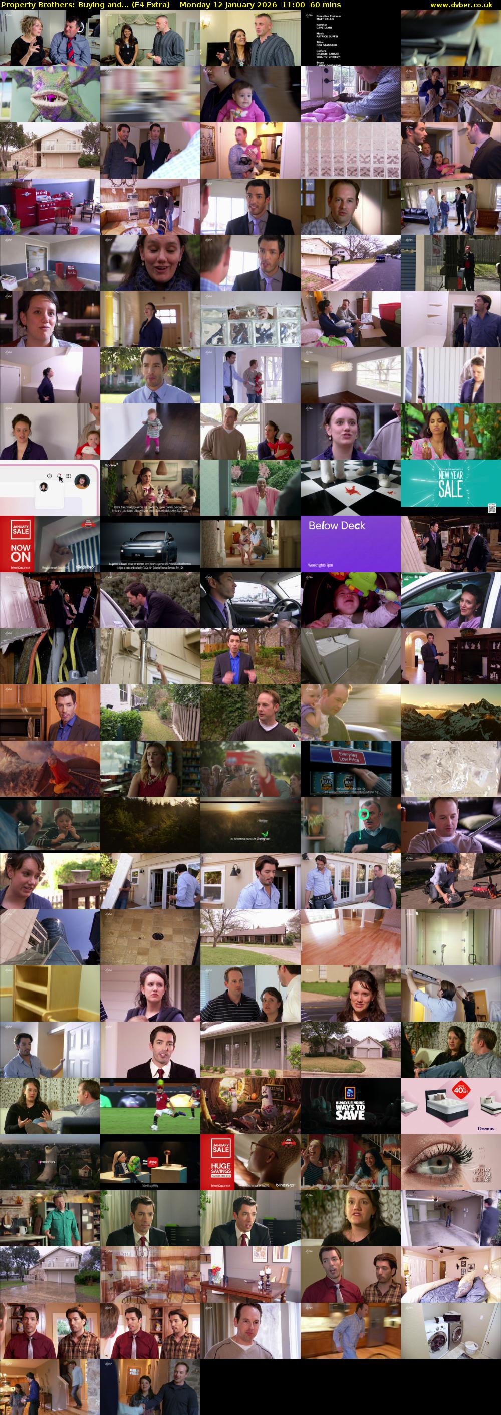 Property Brothers: Buying and... (E4 Extra) Monday 12 January 2026 11:00 - 12:00