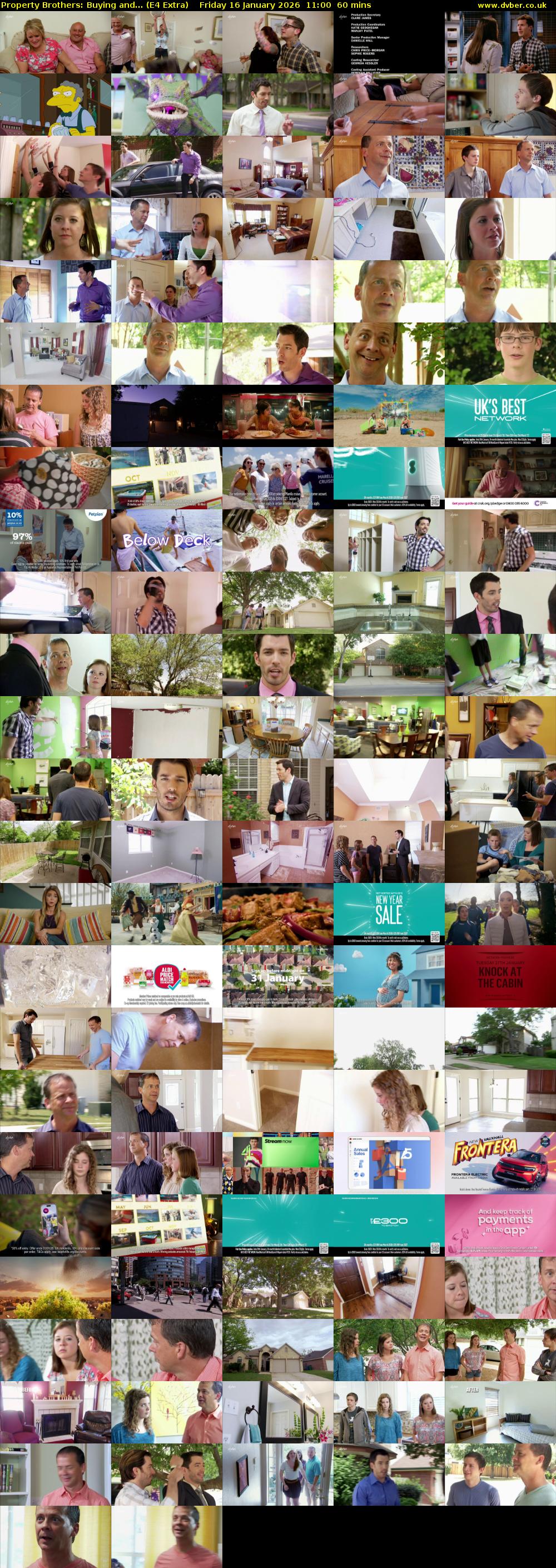 Property Brothers: Buying and... (E4 Extra) Friday 16 January 2026 11:00 - 12:00