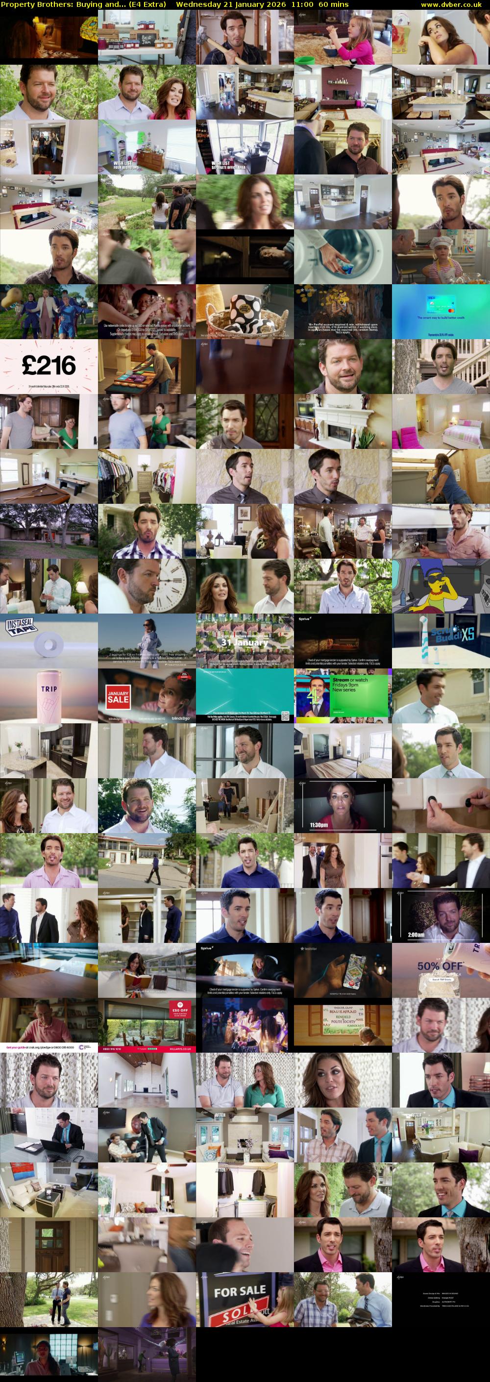 Property Brothers: Buying and... (E4 Extra) Wednesday 21 January 2026 11:00 - 12:00