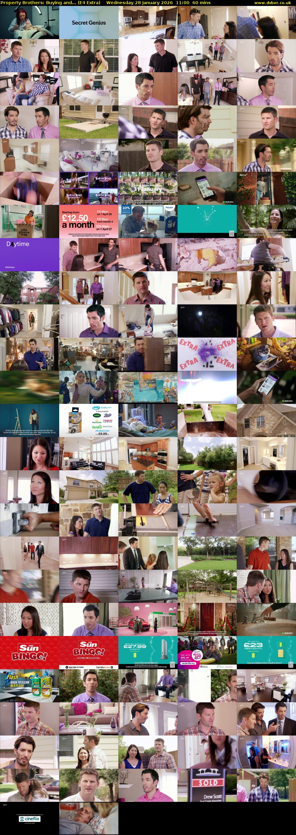 Property Brothers: Buying and... (E4 Extra) Wednesday 28 January 2026 11:00 - 12:00