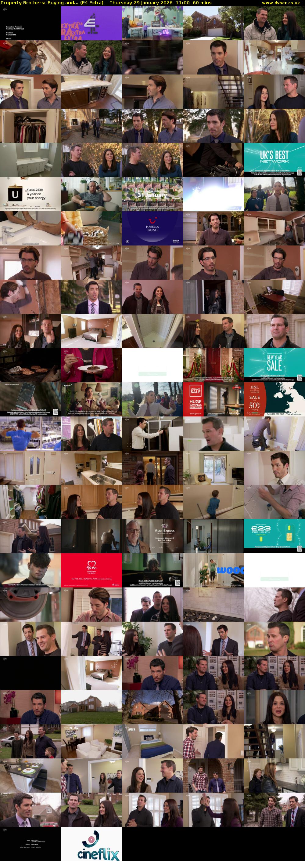 Property Brothers: Buying and... (E4 Extra) Thursday 29 January 2026 11:00 - 12:00