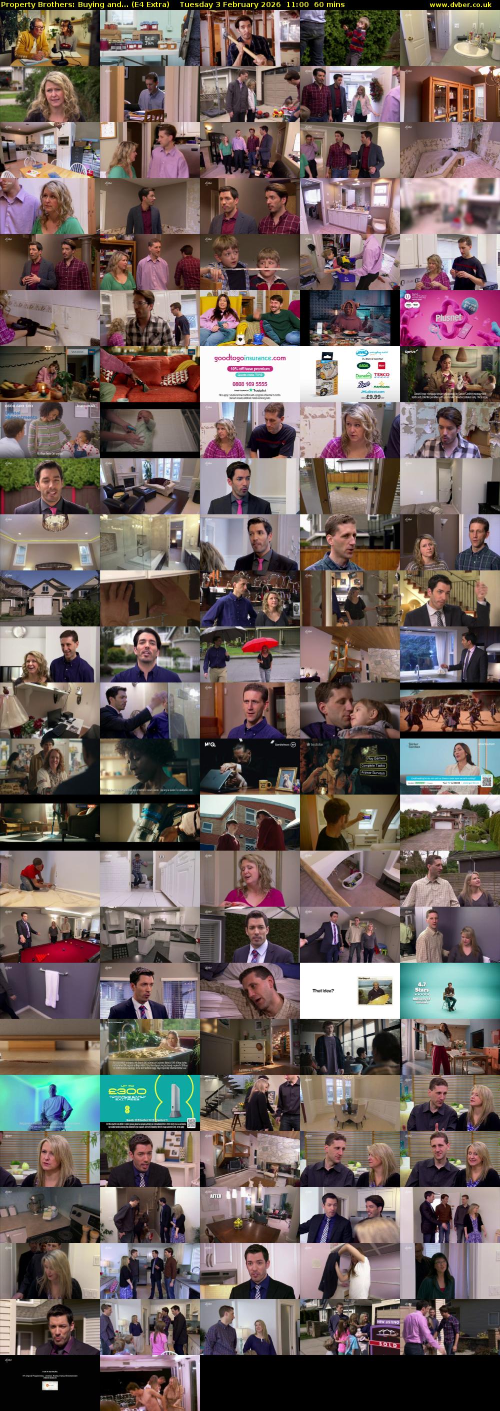 Property Brothers: Buying and... (E4 Extra) Tuesday 3 February 2026 11:00 - 12:00
