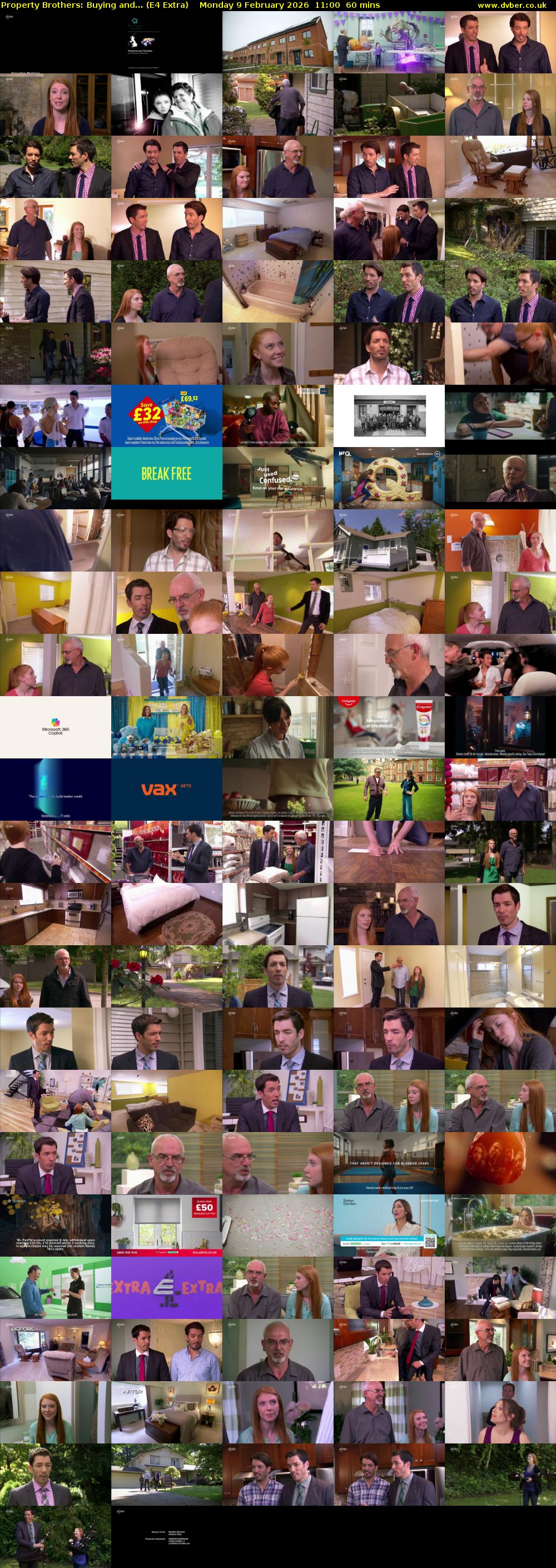 Property Brothers: Buying and... (E4 Extra) Monday 9 February 2026 11:00 - 12:00