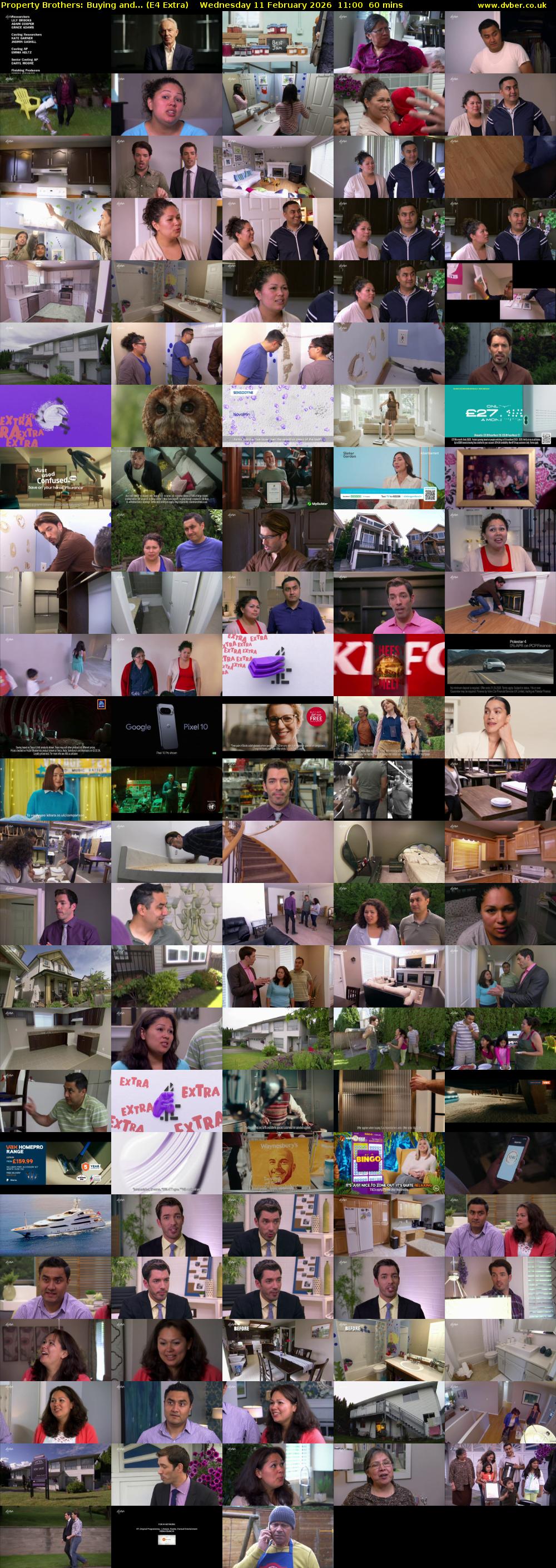 Property Brothers: Buying and... (E4 Extra) Wednesday 11 February 2026 11:00 - 12:00