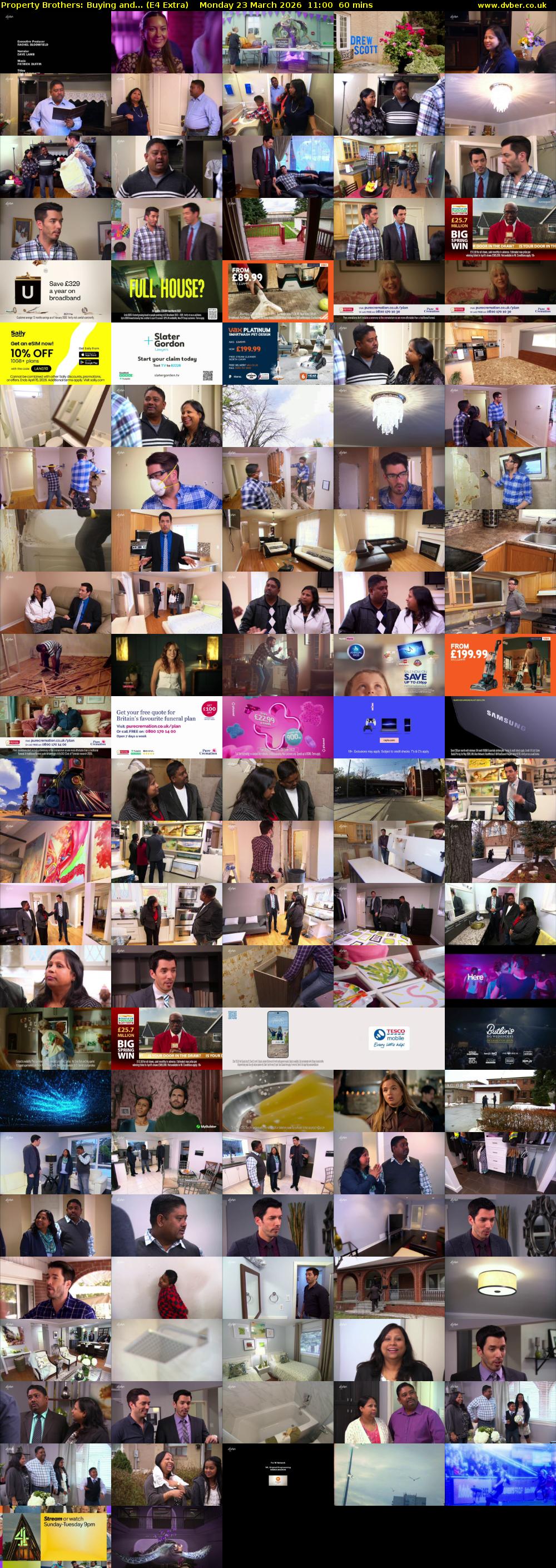 Property Brothers: Buying and... (E4 Extra) Monday 23 March 2026 11:00 - 12:00