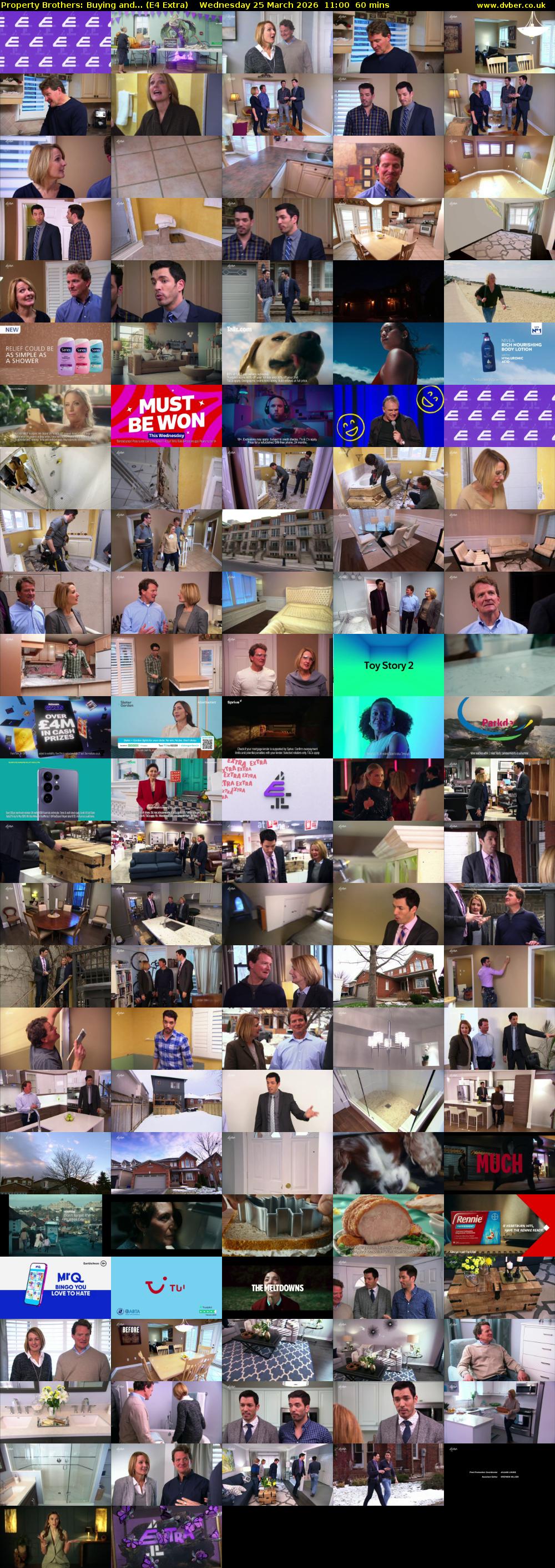 Property Brothers: Buying and... (E4 Extra) Wednesday 25 March 2026 11:00 - 12:00