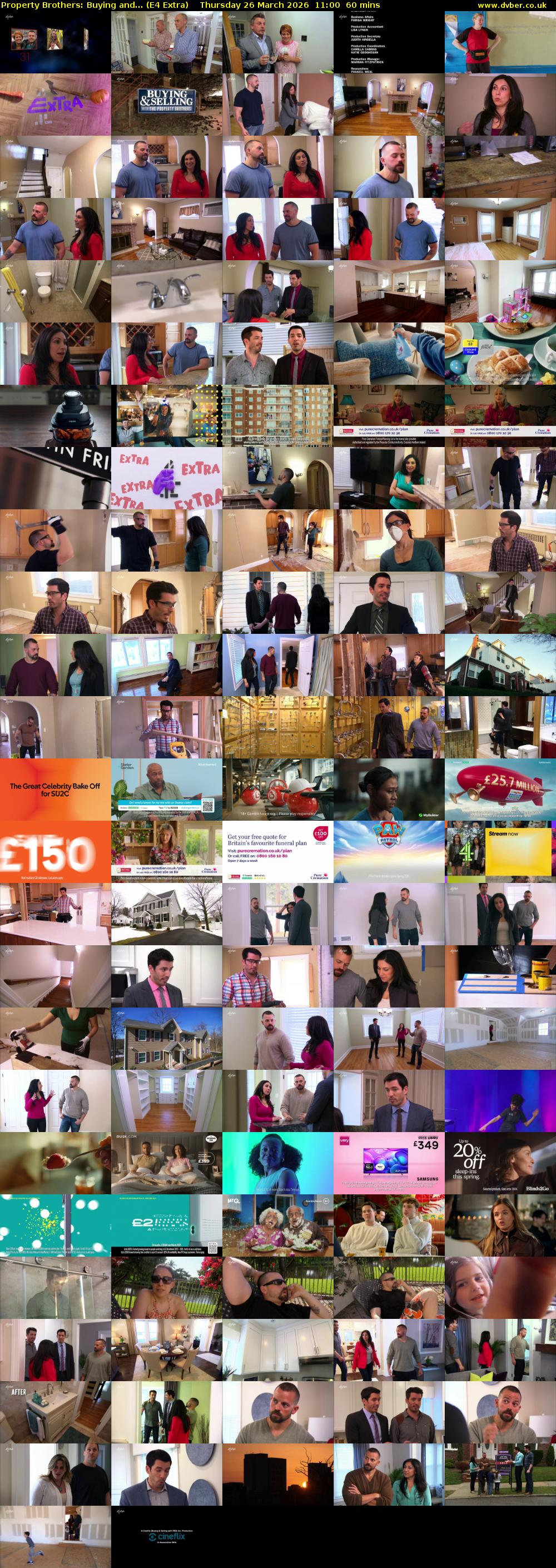 Property Brothers: Buying and... (E4 Extra) Thursday 26 March 2026 11:00 - 12:00