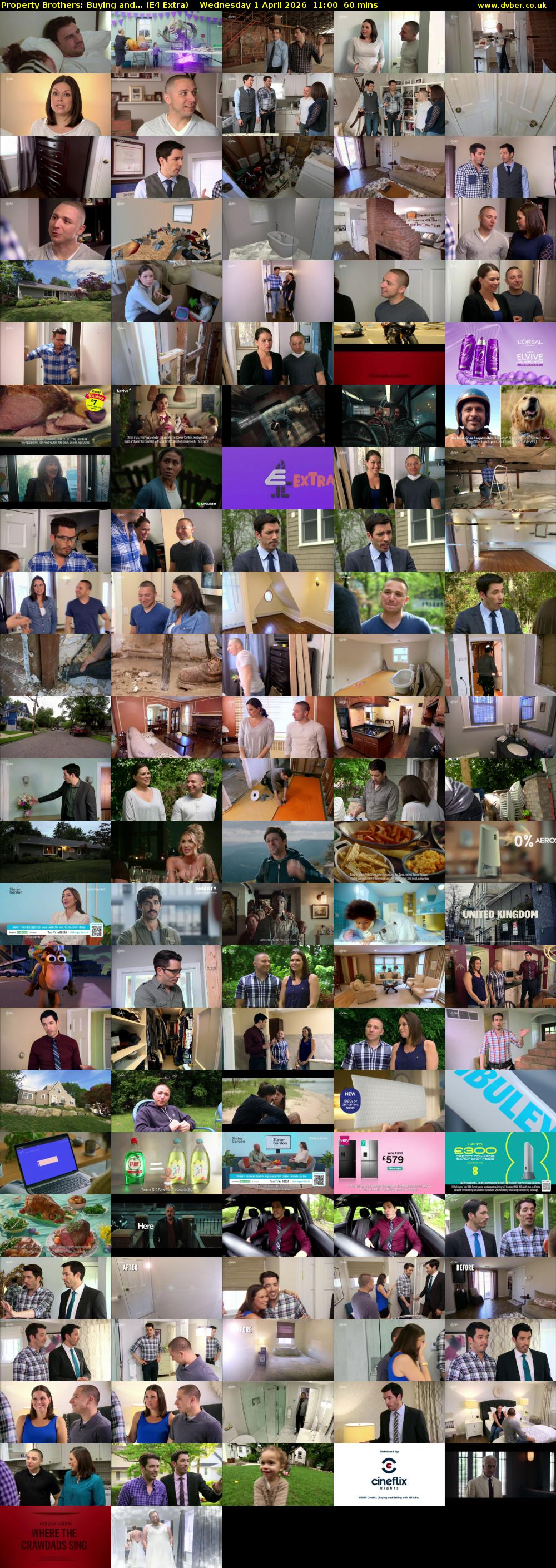 Property Brothers: Buying and... (E4 Extra) Wednesday 1 April 2026 11:00 - 12:00
