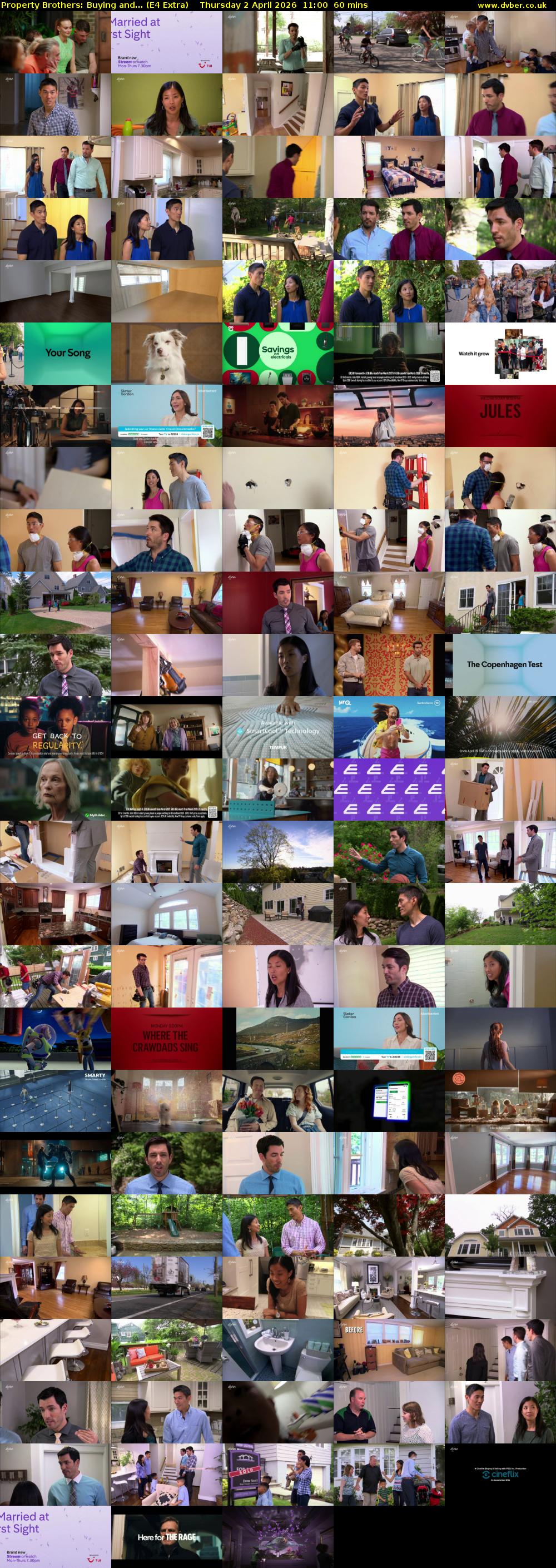 Property Brothers: Buying and... (E4 Extra) Thursday 2 April 2026 11:00 - 12:00