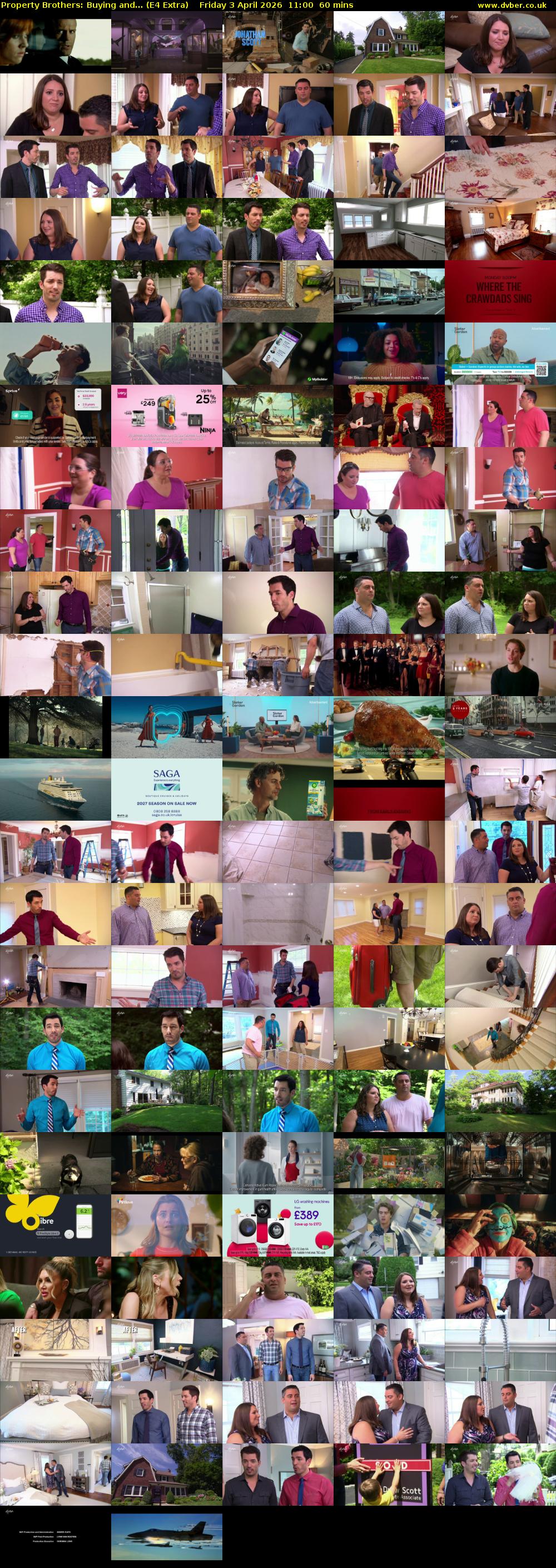 Property Brothers: Buying and... (E4 Extra) Friday 3 April 2026 11:00 - 12:00