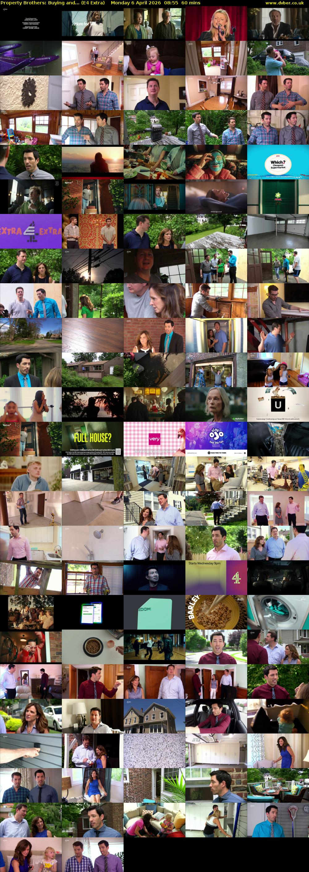 Property Brothers: Buying and... (E4 Extra) Monday 6 April 2026 08:55 - 09:55