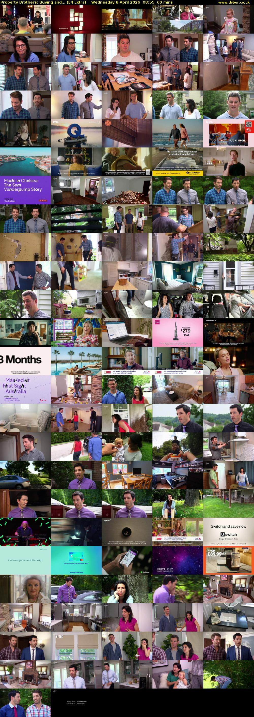 Property Brothers: Buying and... (E4 Extra) Wednesday 8 April 2026 08:55 - 09:55