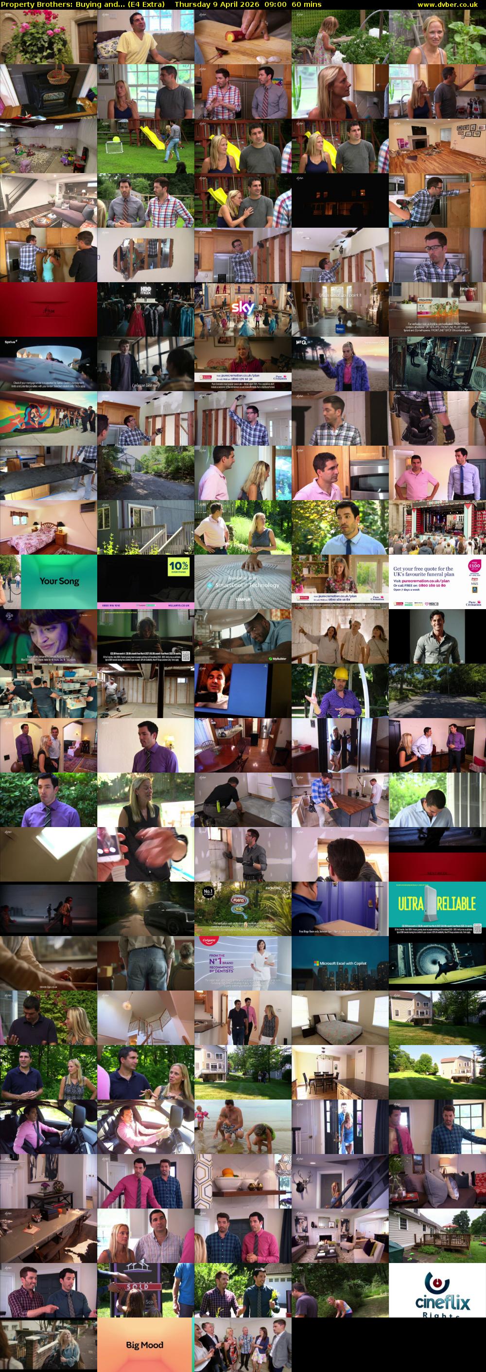 Property Brothers: Buying and... (E4 Extra) Thursday 9 April 2026 09:00 - 10:00