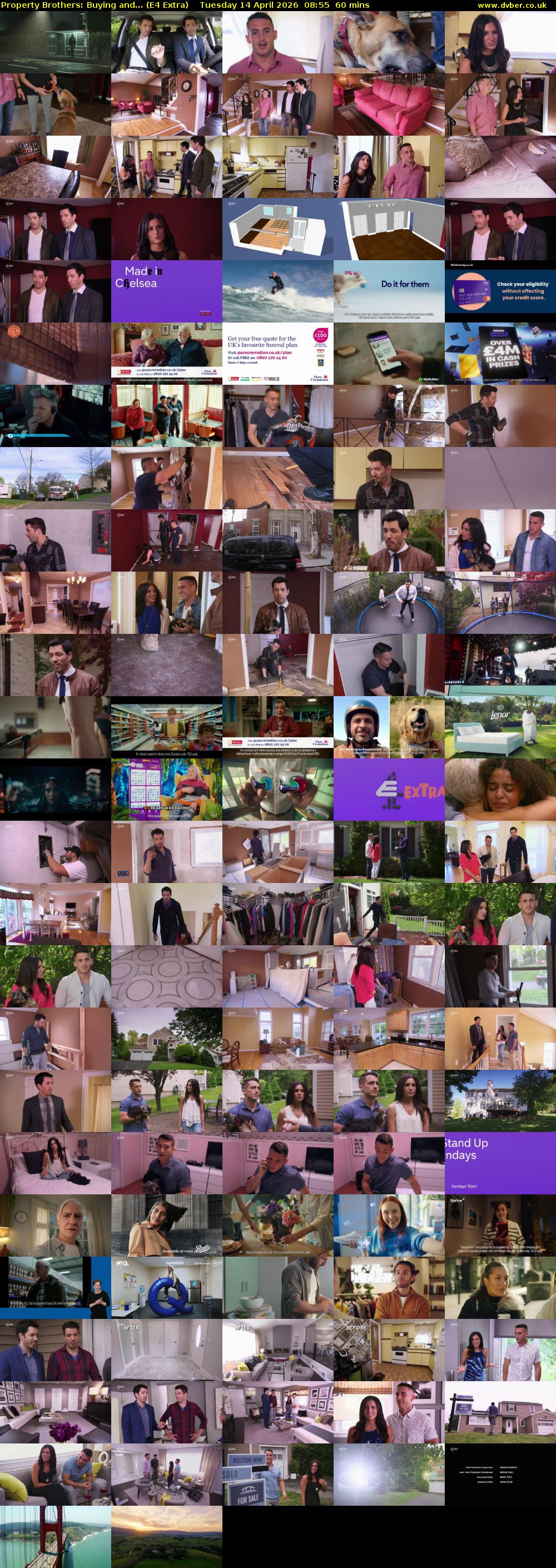 Property Brothers: Buying and... (E4 Extra) Tuesday 14 April 2026 08:55 - 09:55