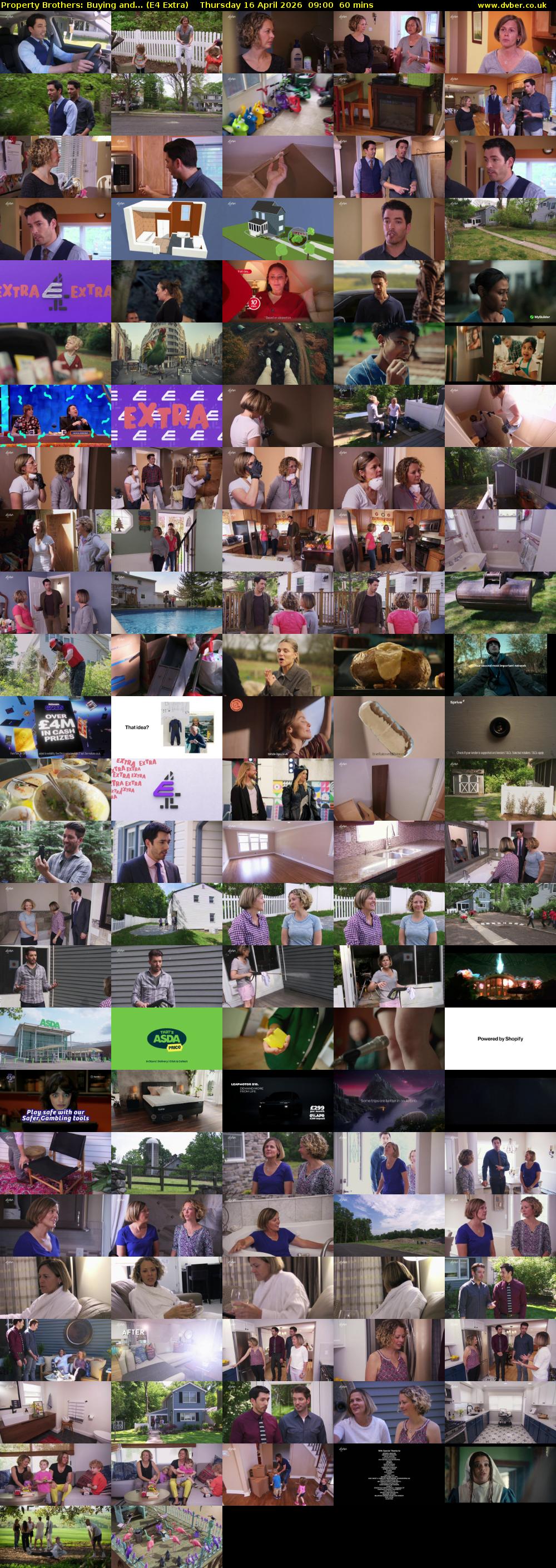 Property Brothers: Buying and... (E4 Extra) Thursday 16 April 2026 09:00 - 10:00