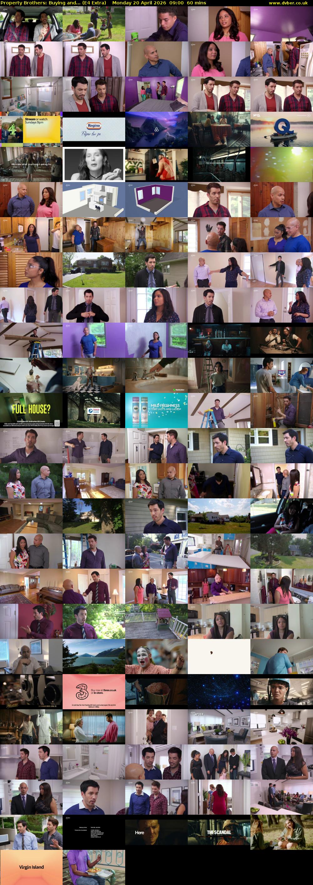 Property Brothers: Buying and... (E4 Extra) Monday 20 April 2026 09:00 - 10:00