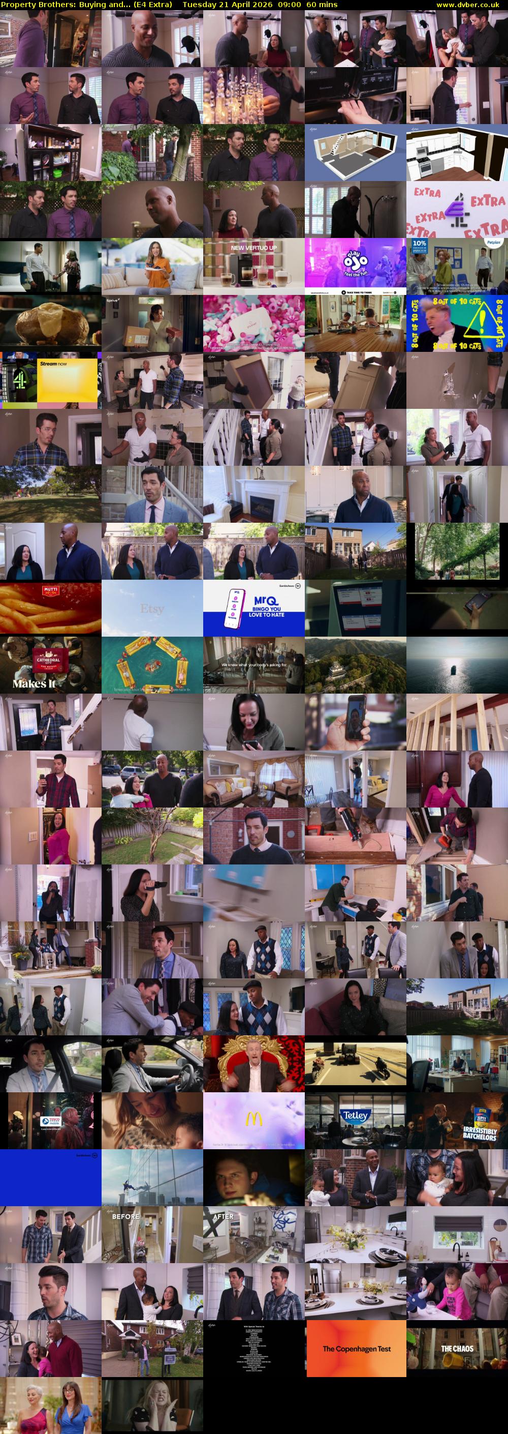 Property Brothers: Buying and... (E4 Extra) Tuesday 21 April 2026 09:00 - 10:00