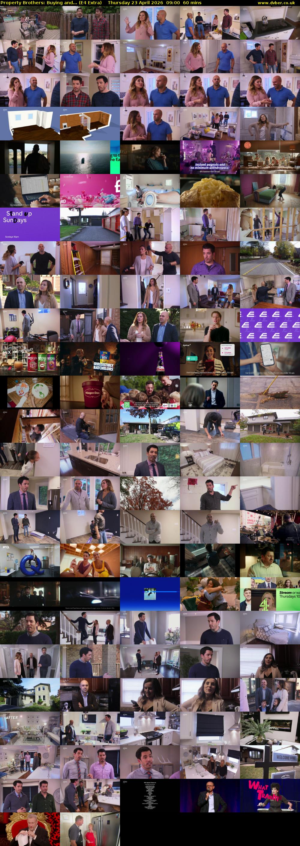 Property Brothers: Buying and... (E4 Extra) Thursday 23 April 2026 09:00 - 10:00