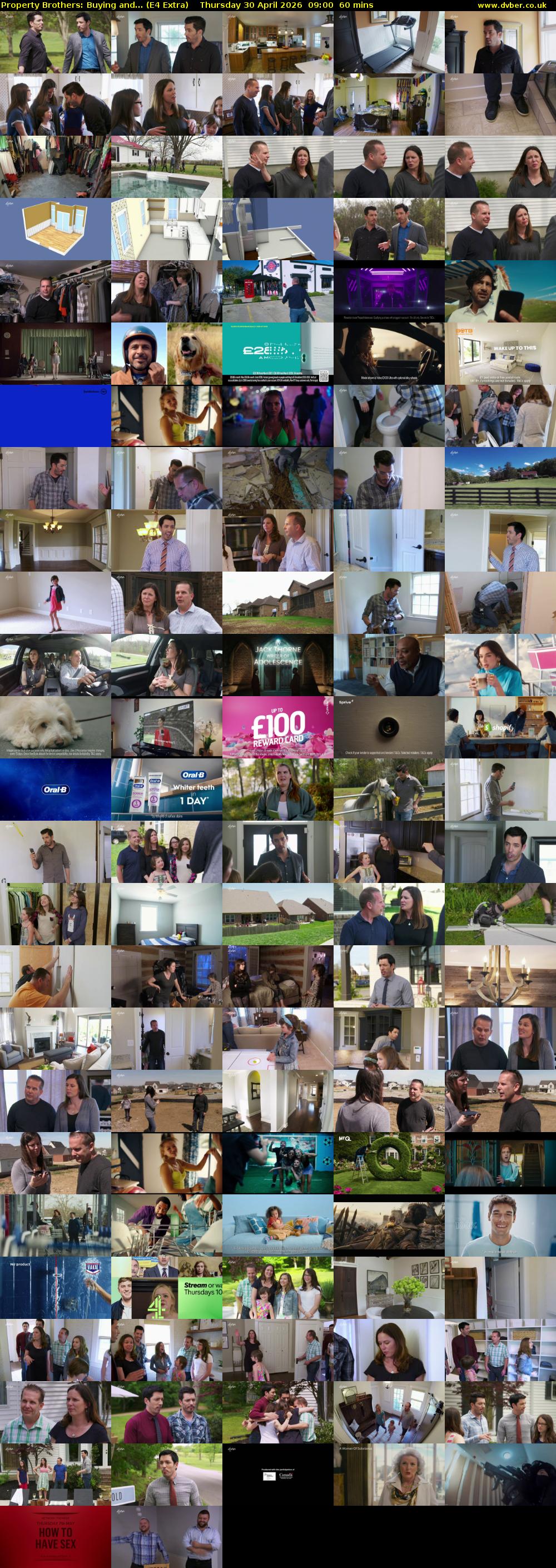 Property Brothers: Buying and... (E4 Extra) Thursday 30 April 2026 09:00 - 10:00