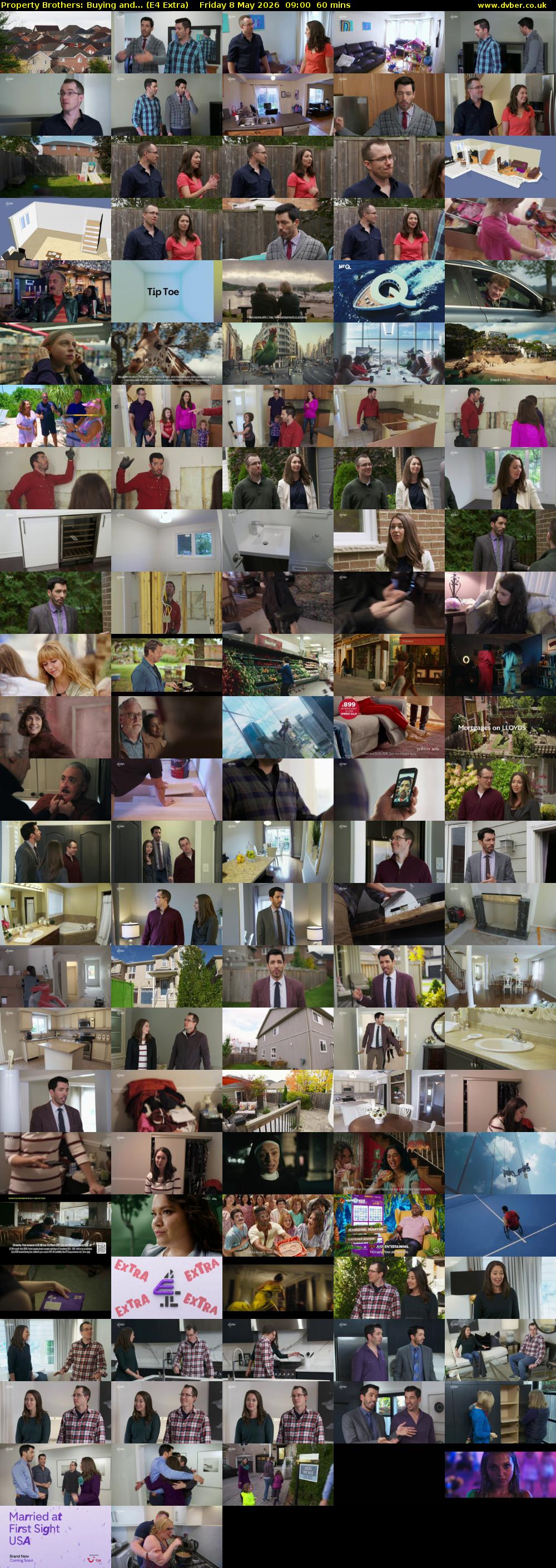 Property Brothers: Buying and... (E4 Extra) Friday 8 May 2026 09:00 - 10:00