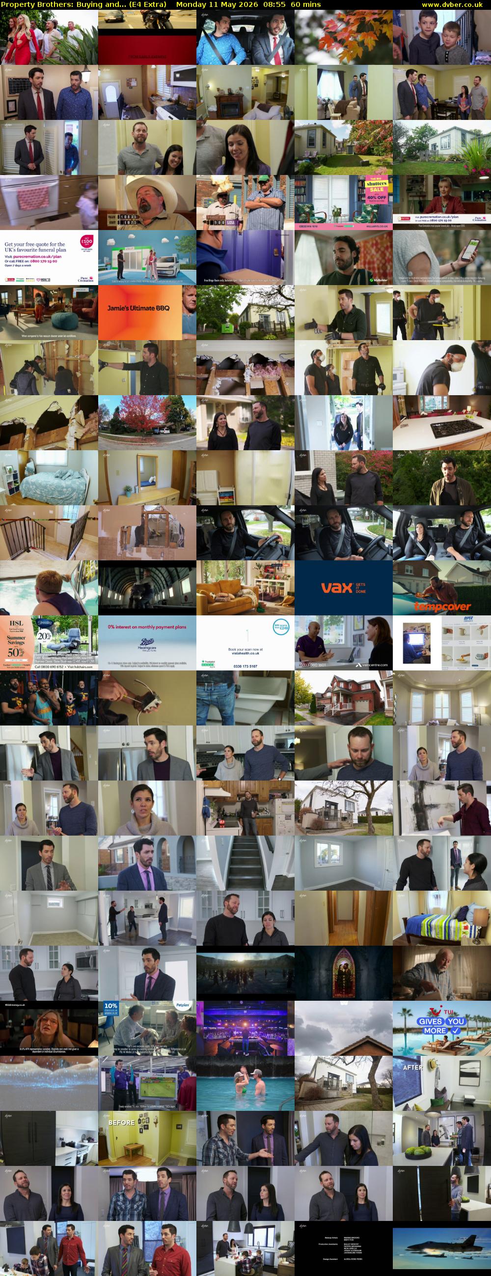 Property Brothers: Buying and... (E4 Extra) Monday 11 May 2026 08:55 - 09:55