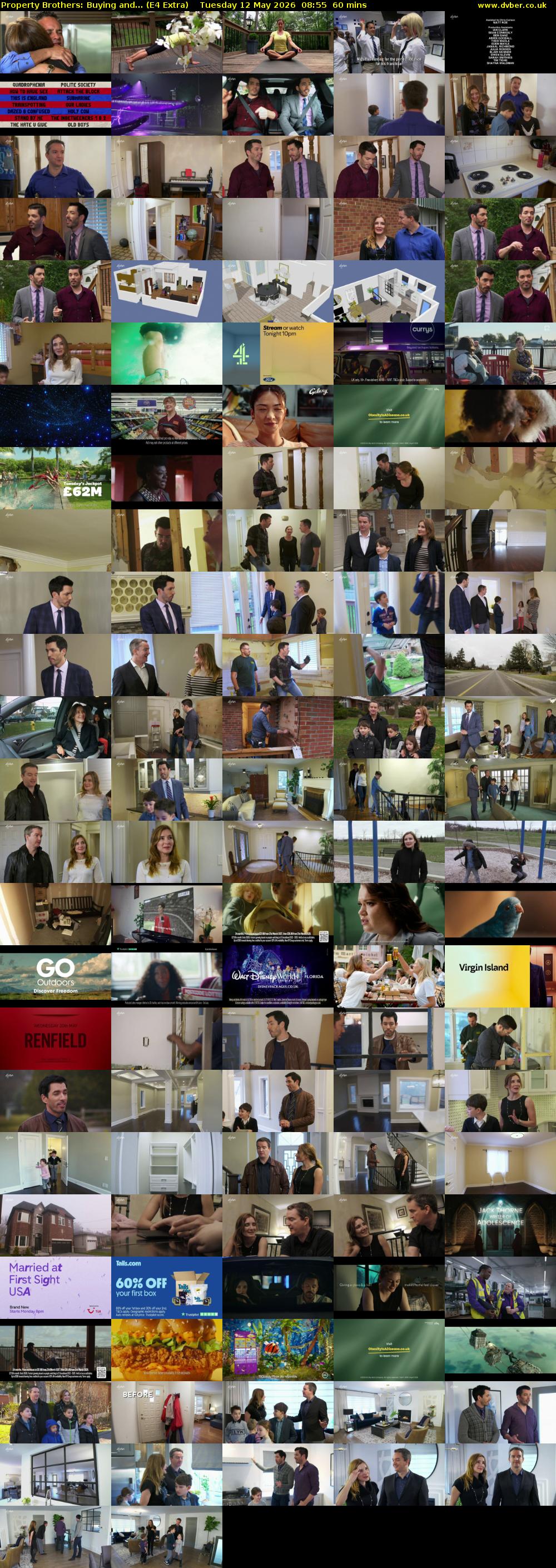 Property Brothers: Buying and... (E4 Extra) Tuesday 12 May 2026 08:55 - 09:55