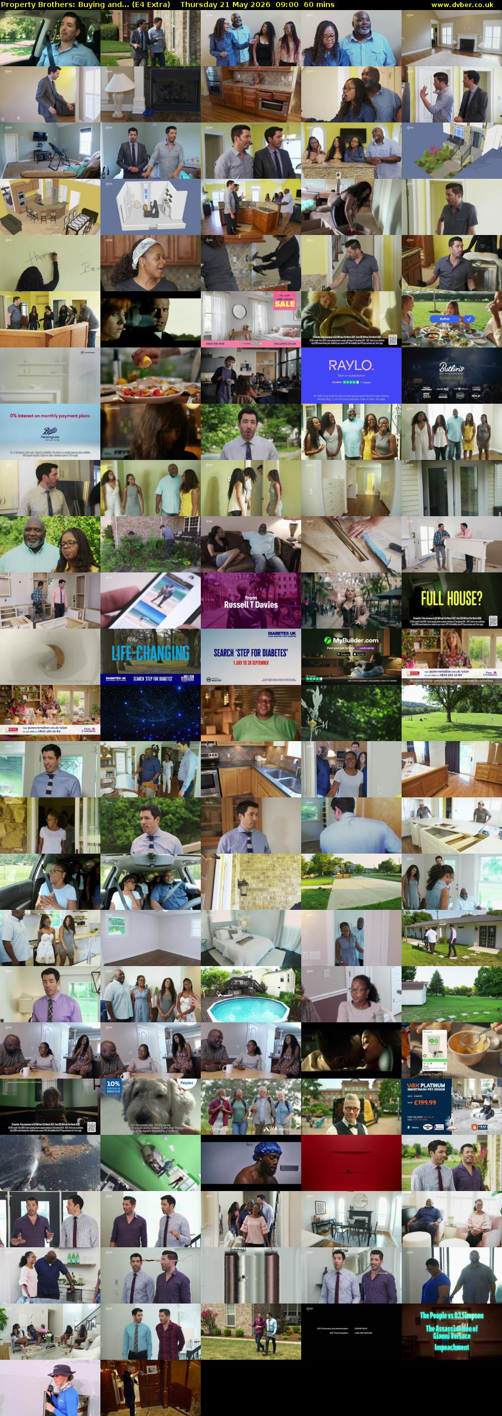 Property Brothers: Buying and... (E4 Extra) Thursday 21 May 2026 09:00 - 10:00