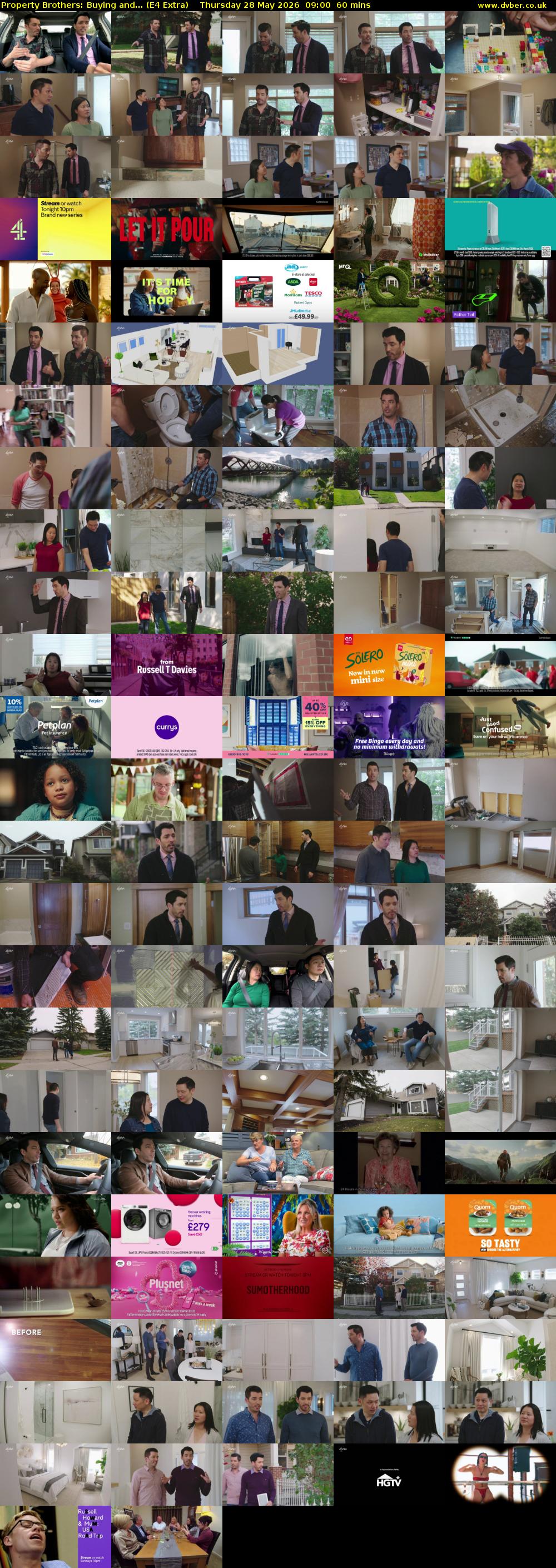 Property Brothers: Buying and... (E4 Extra) Thursday 28 May 2026 09:00 - 10:00