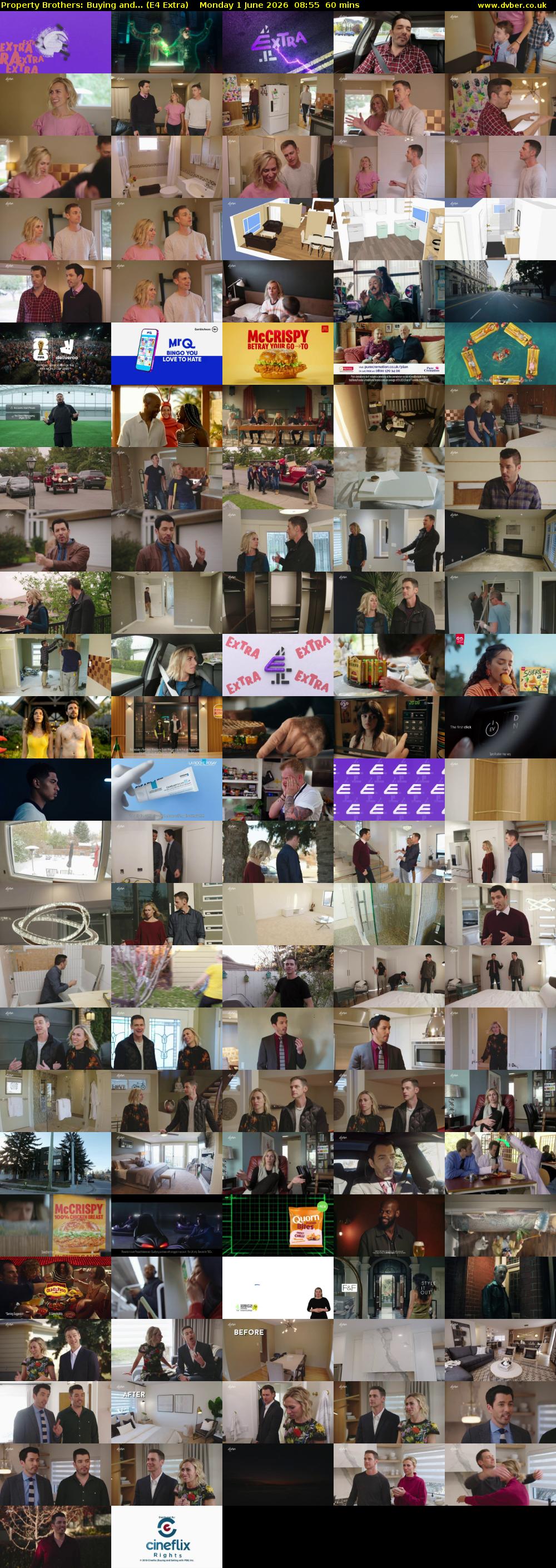 Property Brothers: Buying and... (E4 Extra) Monday 1 June 2026 08:55 - 09:55