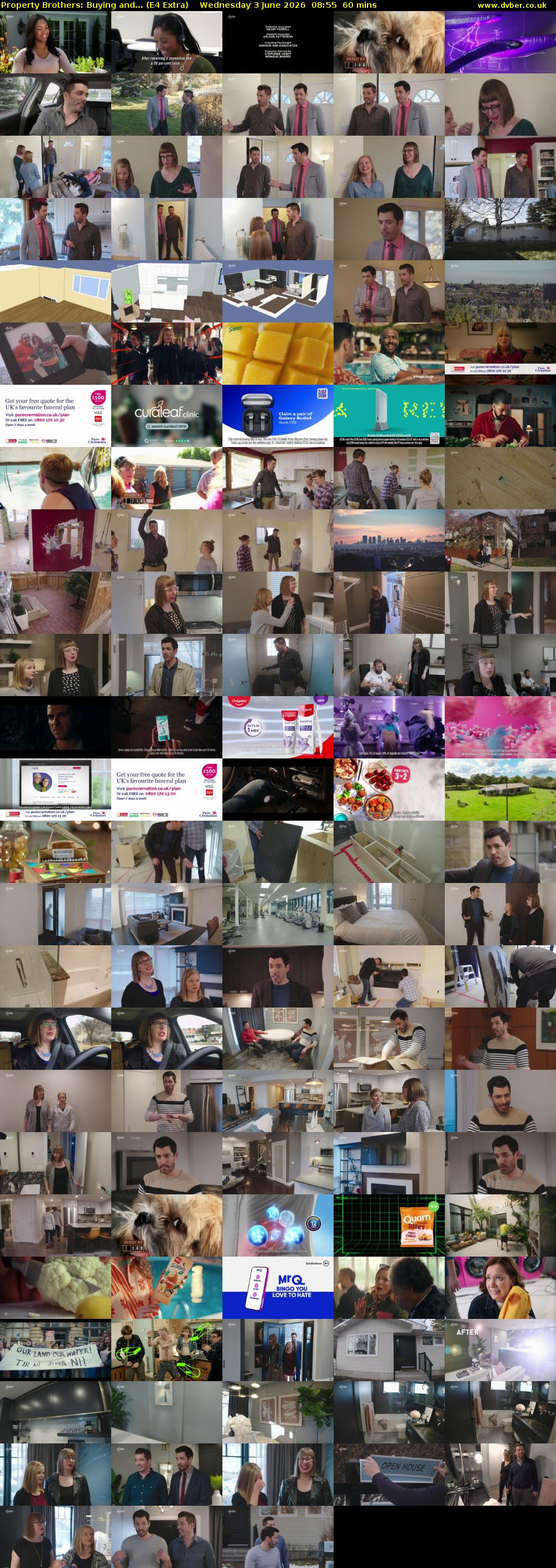 Property Brothers: Buying and... (E4 Extra) Wednesday 3 June 2026 08:55 - 09:55