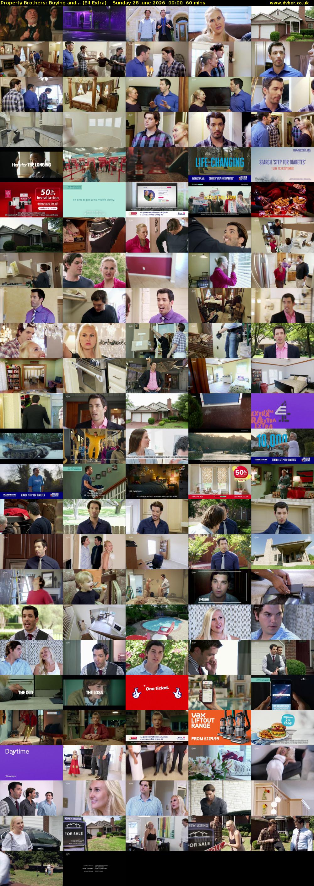 Property Brothers: Buying and... (E4 Extra) Sunday 28 June 2026 09:00 - 10:00