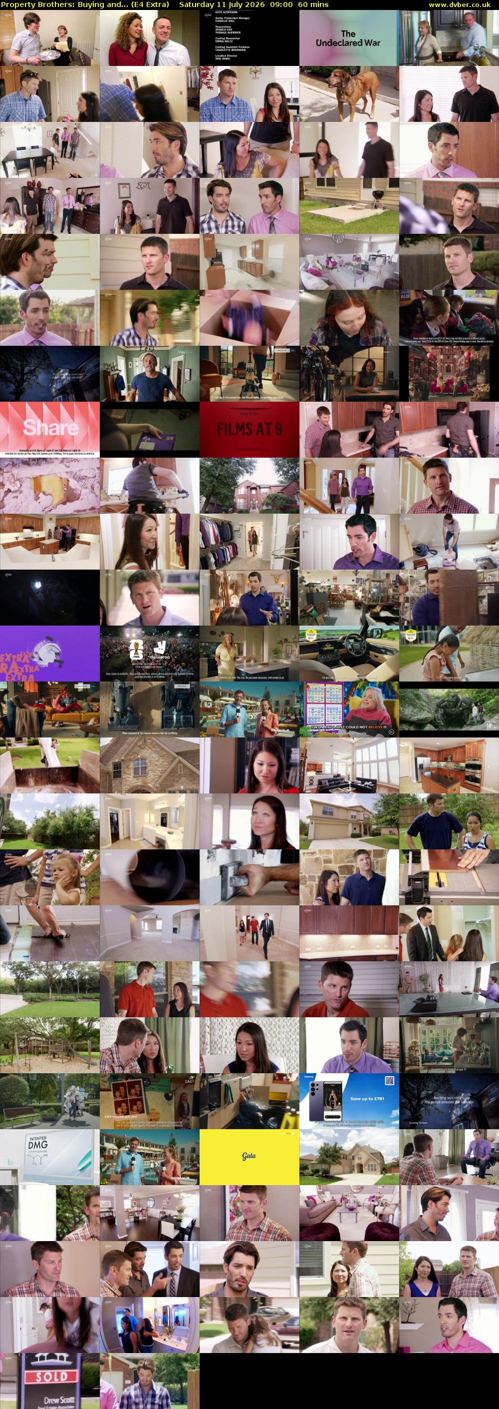 Property Brothers: Buying and... (E4 Extra) Saturday 11 July 2026 09:00 - 10:00