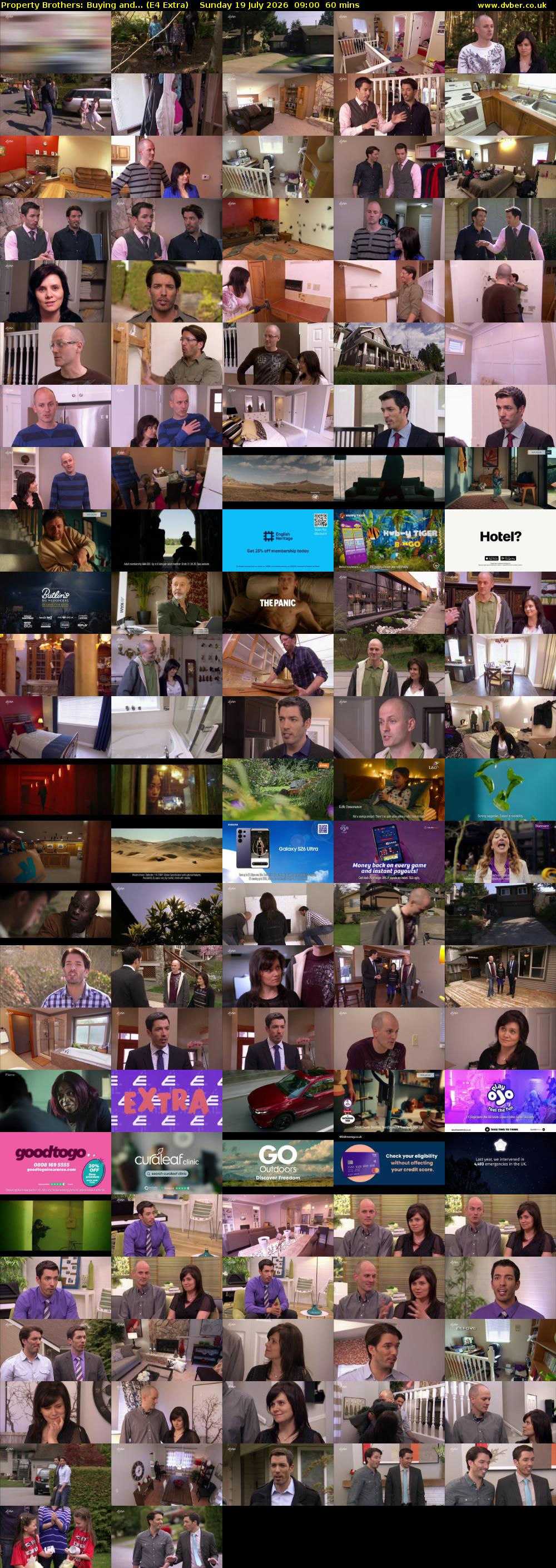Property Brothers: Buying and... (E4 Extra) Sunday 19 July 2026 09:00 - 10:00