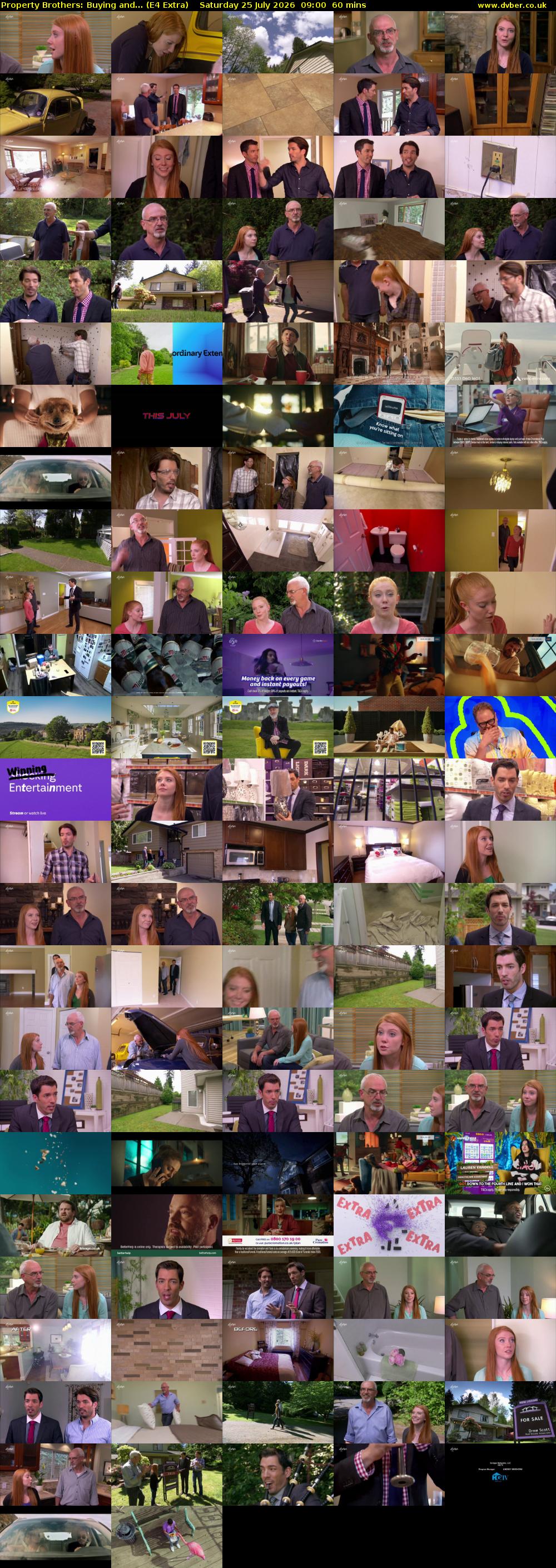 Property Brothers: Buying and... (E4 Extra) Saturday 25 July 2026 09:00 - 10:00