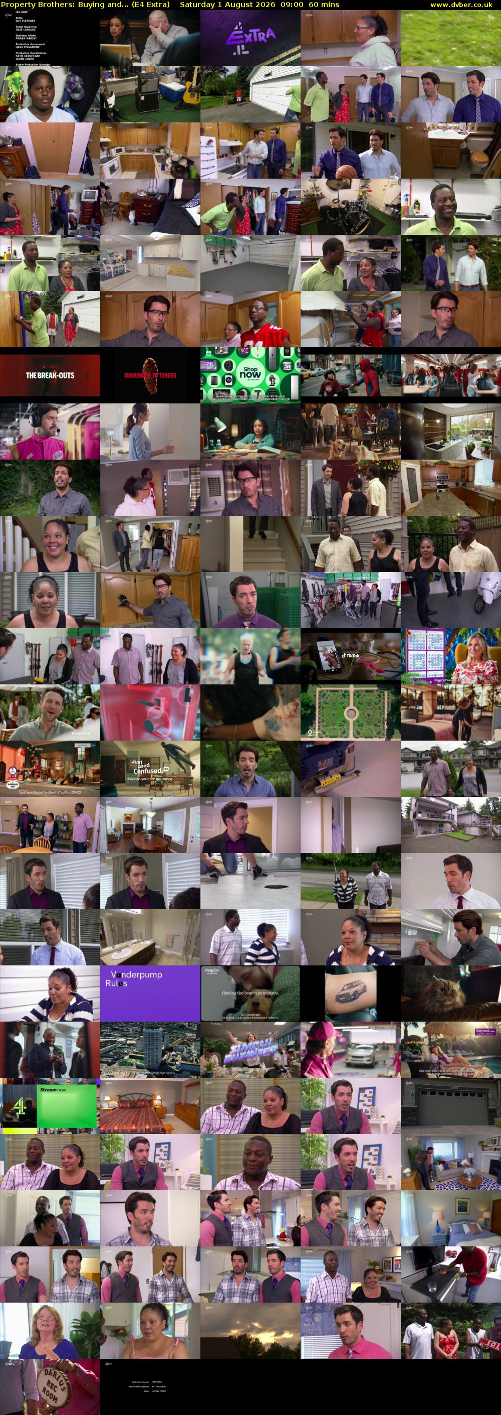 Property Brothers: Buying and... (E4 Extra) Saturday 1 August 2026 09:00 - 10:00