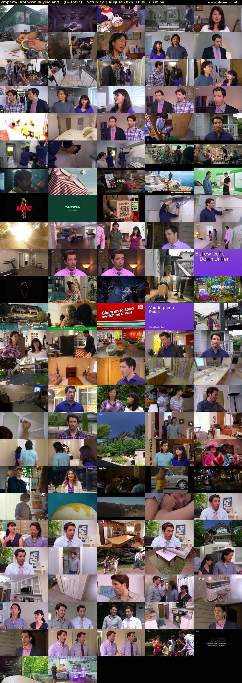 Property Brothers: Buying and... (E4 Extra) Saturday 1 August 2026 10:00 - 11:00