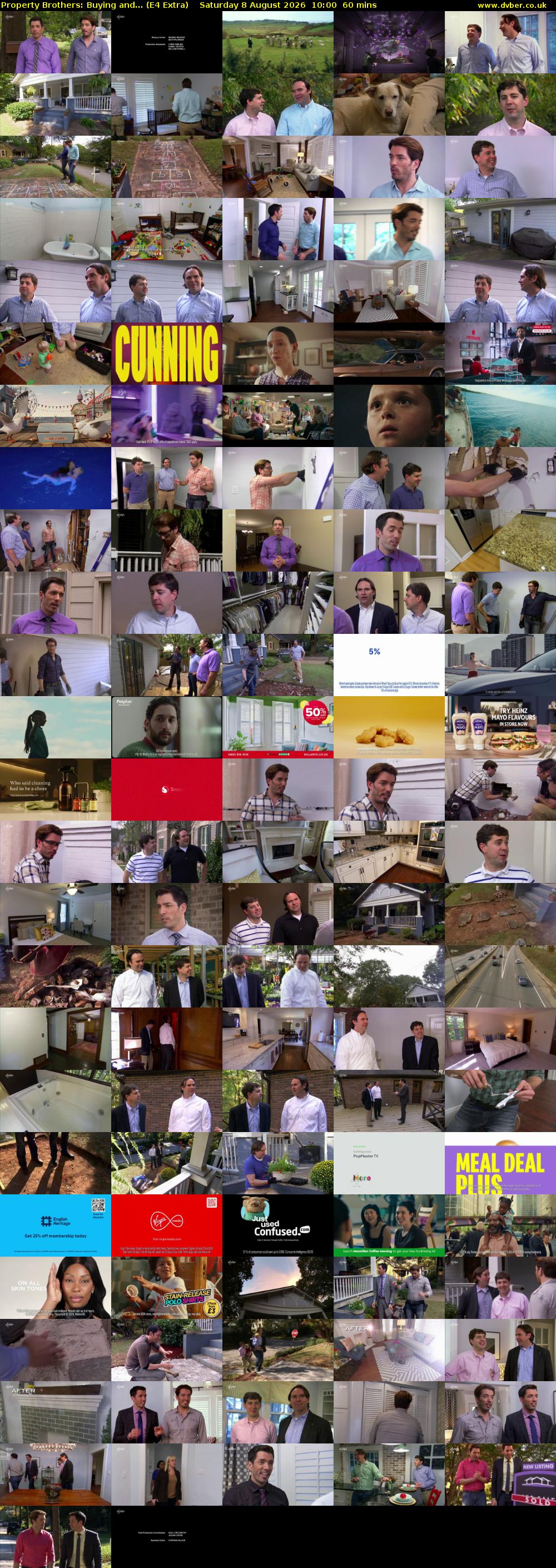 Property Brothers: Buying and... (E4 Extra) Saturday 8 August 2026 10:00 - 11:00